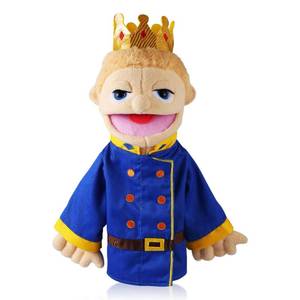 lot 16256 image: Role Play Hand Puppets Hand Plush Chef Doctor Fireman Pirate Detective Athlete Nurse Worker Hand Puppet Toys Puppets for Kids Storytelling Imaginative Pretend Play Teaching Preschool(Prince)