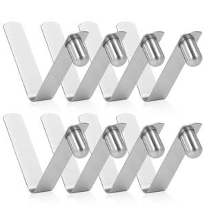 lot 16258 image: QfwdfcTrenz 7PCS Kayak Paddle Spring Snap Clips Tent Pole Clips Stainless Steel Kayak Spring Snap Tube Locking Pin Clip Paddle Snaps for Camping Paddles Tent Pole