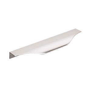 lot 16261 image: Amerock  Cabinet Edge Pull  Polished Chrome  6-916 inch (167 mm) Center to Center  Aloft  1 Pack  Drawer Pull  Drawer Handle  Cabinet Hardware