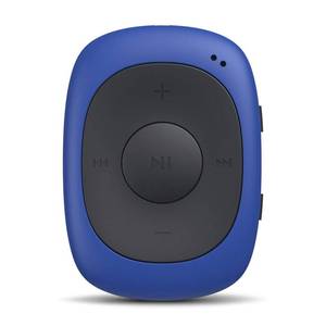 lot 18008 image: AGPTEK G02 8GB Clip MP3 Player with FM Shuffle, Portable Music Player with Sweatproof Silicone Case for Sports, Blue