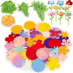 lot 18032 image: Toyly DIY Fabric Flower Bouquets Toys Accessories - Flowers Market Toy Fittings - Arts & Crafts Toy Parts
