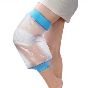 lot 18090 image: Asunby Knee Cast Cover for Shower Waterproof Bandage Cast covers Protector for Knee Replacement Surgery, Wound, Burns Watertight Protection Reusable
