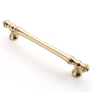 lot 18106 image: Asidrama 10 Pack 5 Inch(128mm) Brushed Brass Kitchen Cabinet Handles, Gold Cabinet Pulls Kitchen Cabinet Hardware for Cupboard Drawer Pulls