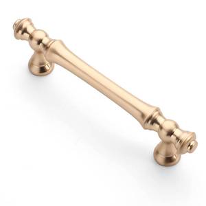 lot 18107 image: Asidrama 6 Pack 3.75 Inch(96mm) Brushed Brass Kitchen Cabinet Handles, Gold Cabinet Pulls Kitchen Cabinet Hardware for Cupboard Drawer Pulls