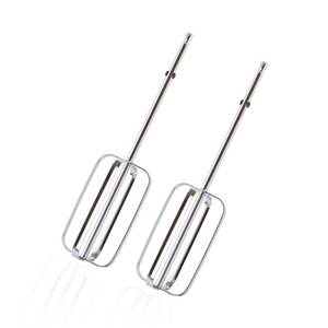 lot 18112 image: 2 Pcs Hand Mixer Attachments Beaters, Hand Mixer Beaters Attachments for Kitchen Stainless Steel Replacement Parts for Hamilton Beach 62682RZ 62692 62695V 64699 Mixer