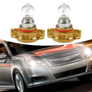 lot 18116 image: Flygun 2 PCS Car Halogen Fog Light Bulb, PSX24W 3200-3500K Clear Light Source UV-resistant Quartz Glass Steering Brake Light, Lighting Replacement Modification Accessory, for Most Cars (White)