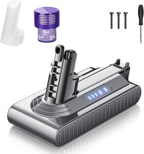 lot 19308 image: Upgraded 25.2V 7000mAh Replacement for Dyson V10 Battery Compatible with V10 Animal Absolute Fluffy Motorhead SV12 Handheld Cordless Vacuum Cleaner Li-ion 969352-02 Battery��Only applicable to V10��