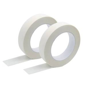 lot 20318 image: Zellykool Beige White Masking Tape, 1 Inch x 55 Yards, 2 Rolls, Painters Tape for Painting, Home, Office, School Stationery, Arts, Crafts, Decoration