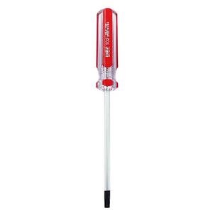 lot 20331 image: HARSKIYER T27 Security Torx Screwdriver with Magnetic Tip, 7 Inch  178mm Cr-V Steel Screwdriver for Repairing and DIY, 4 Inch Working Length with Red Insulated PVC Handle