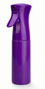 lot 20337 image: Hula Home Continuous Spray Bottle for Hair (10.1oz300ml) Empty Ultra Fine Plastic Water Mist Sprayer �� For Hairstyling, Cleaning, Salons, Plants, Essential Oil Scents & More - Purple