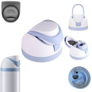 lot 20366 image: Replacement Lid Compatible with Owala Freesip,One Button Water Bottle Top Lid Compatible with Owala Cup 16oz 24oz 32oz 40oz BPA-Free Replacement Accessory Stopper,No Leak (Blue)