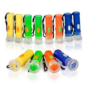 lot 20405 image: PROLOSO Mini Toy Flashlights with Lanyard LED Pocket Flashlight Toy Set Kids Party Favors 20 Pcs