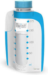 lot 11871 image: Kiinde Twist Breast Milk Storage Pouches - 20 Count