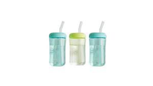 lot 11873 image: The First Years Squeeze & Sip Straw Cup 3-Pack