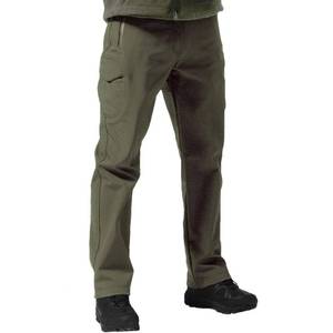 lot 1041 image: FREE SOLDIER Mens Outdoor Softshell Fleece Lined Cargo Pants Snow Ski Hiking Pants with Belt (Army Green 44W x 30L)