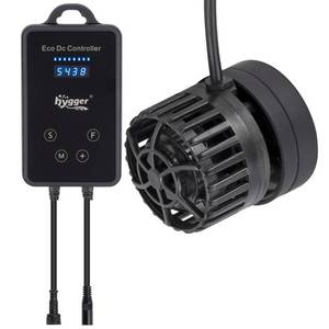 lot 1051 image: hygger Mini Wave Maker Aquarium Magnetic DC Powerhead with LED Display Controller for Saltwater Tank, 1600 GPH Aquarium Water Circulation Pump 5 to 30 Gallon Black