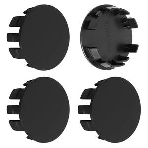 lot 2167 image: 2.4Inch 62MM Wheel Center Caps, Pack of 4 (Matte Black, Outer 62MM, Inner 56MM, Easy DIY Installation)