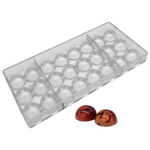 lot 2185 image: Goldbaking Semi Sphere Chocolate Mould PC Polycarbonate Hemisphere Chocolate Mold (s 1.2inch)