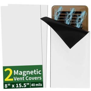 lot 2211 image: FINDMAG High Strength Magnetic Vent Cover, 8 x 15.5 Strong Vent Covers for Home Ceiling and Wall Registers, Wall Vents Covers with Advanced Soundproof Design for HVAC Systems, and RV Use, 2 Pack