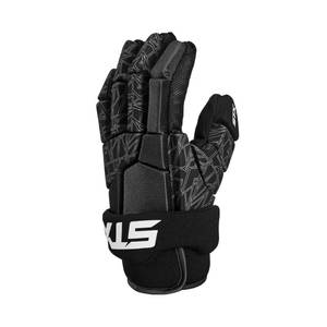 lot 2227 image: STX Stallion 75 Lacrosse Gloves, Pair, BlackGray, Large