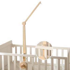 lot 3453 image: HI BABY MONMENT Crib Mobile Arm - Baby Mobile Hanger with 2-Height Settings Adjustable, Stabilizing Attachment for Added Safety, Mobile Arm for Crib, Sturdy & Secure Design for Nursery Mobile