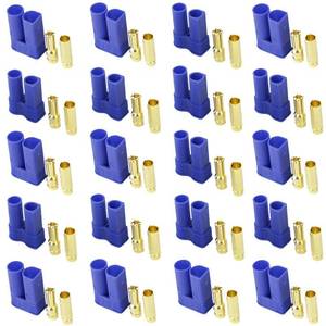 lot 4292 image: LINSYRC 10 Sets EC5 Battery Connector Adapter Gold-Plated 5mm Banana Plug Bullet Male Female Connector for RC ESC Lipo Battery