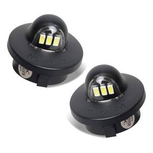 lot 6376 image: RUXIFEY LED License Plate Lights Tag Light Lamp Assembly Compatible with Ford F150 F250 F350 Super Duty Ranger Explorer Bronco Excursion Expedition, 6500K Black, Pack of 2