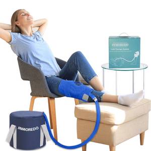 lot 9800 image: Inmoredo Cold Therapy Machine, Programable Ice Therapy Machine, for Knee Replacement, Post-Surgery Recovery, ACL, Pain Relief, for Sports Injuries, Sprains, Reduce Swelling, Knee Pad