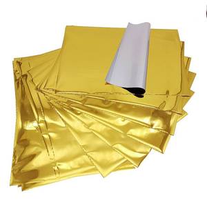 lot 10001 image: 50 Sheets A4 Size Reactive Foil Transfer Foil Paper Use Laminator Laser Printer,Golden Transfer Craft Foil for Handmade Craft Accessories