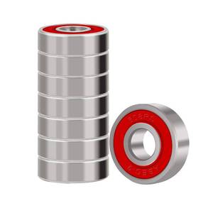 lot 10011 image: BESIY Bearings for Skateboards, Longboards, Inline Skates, Roller Skates, Spinners, Double Shielded,8x22x7 Miniature Ball Bearings, 608, ABEC-9(Pack of 8)