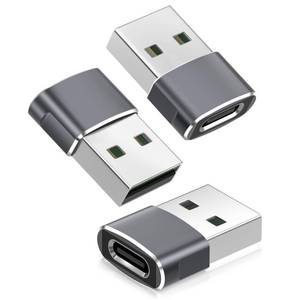 lot 10043 image: Basesailor USB to USB C Adapter,USBC Female to USB A Male Adapter,Type C Converter Charger for iPhone 17 17e Pro Max,16 15,Apple Watch iWatch S11 S10 SE,AirPods 3,iPad mini Air,Samsung Galaxy S25 S26