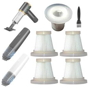 lot 10057 image: Feenynic 5Pack Hepa Filters Replacement Compatible with JIXINMIYUE Handheld Vacuum Cordless, Model HX-606. Washable Filters Work with A9life SY01-Q8 Car Vacuum Cleaner Portable.