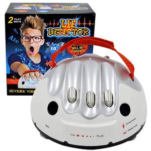 lot 11072 image: OUKEYI Micro Electric Shock Lie Detector, Shocking Liar Party Game Interesting True or Dare Game Lie Detector Joke Toys Polygraph Entertainment Shock Game