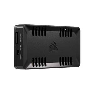 lot 12320 image: CORSAIR Commander Duo iCUE Link RGB Lighting and PWM ARGB Fan Controller �� Control 12 Daisy-Chained PWM Fans, Two Flexible Temperature Sensors Included �� Black