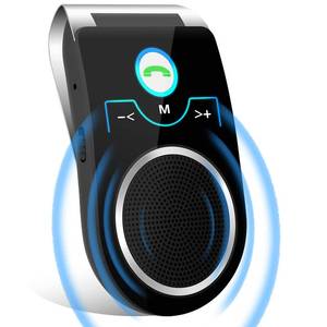 lot 12363 image: Bluetooth 5.0 Car Speaker, in Car Speakerphone, Bluetooth Receiver for Cell Phone Support Siri Google Voice Assistant, Built in Microphone&3W Speaker for Handsfree Calls, GPS, Music