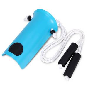 lot 12369 image: CAidRE Sock Aid - Wide 3.93 Sock Aid with Foam Handles, Sock Aide Device for Elderly, Sock Helper Easy On Easy Off for Regular Socks, Blue