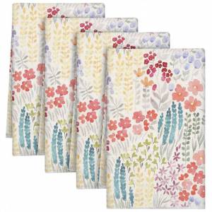 lot 12386 image: Macarrie 4 Pcs Watercolor Wildflower Kitchen Towels 18 x 26 Inch Microfiber Trendy Cute Dish Hand Towels for Drying Cleaning Absorbent Farmhouse Decorative for Home Kitchen Housewarming Gift