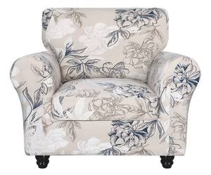 lot 16284 image: SearchI Stretch Sofa Cover Printed Couch Covers, Floral Pattern 2 Piece Armchair Slipcover with Separate Chair Cushion Cover, Washable Furniture Protector for Living Room(Armchair, Flower Shadow)