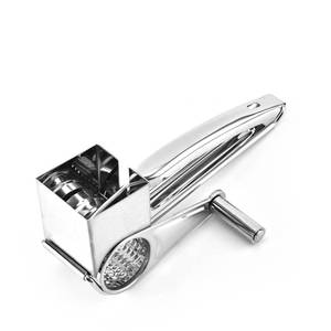 lot 16311 image: Handheld Cheese Grater Shredder, Stainless Steel  Effortless Hand Crank Rotary Design - Quickly Prep Parmesan, Vegetables, Nuts for Salads, Pasta & & Easy-Clean Kitchen Tool for Everyday Cooking