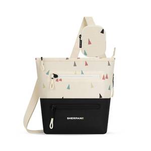 lot 16325 image: Sherpani Sadie, Nylon Crossbody Bag, Lightweight Shoulder Bag, Travel Cross Body, Crossbody Purse, RFID Protection, Removable Coin Purse, Unisex Travel Gift (Terrazzo)