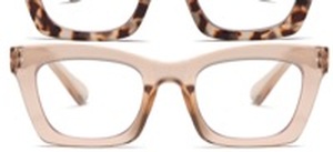 lot 16335 image: FSRTEP Oprah Style Readers for Women - 1 Pack Stylis Style Reading Glasses with Blue Light Blocking and Spring Hinge HBK 1.0