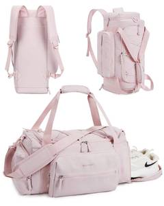 lot 16348 image: BAGSMART 4-IN-1 Gym Bag for Women Men, TSA Lightweight Duffle Bag for Travel with Shoe Compartment & Wet Pocket, 22L30L38L Tactical Backpack with 40oz Water Bottle Holder