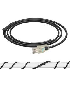 lot 16353 image: DEWENWILS 3FT Heat Tape for Water Pipes, 120V Heat Tape for Pipes at -40°F, Pipe Heat Tape with Thermostat, Pipe Heat Tape, CSAETL Listed