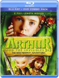 lot 16364 image: Arthur and the Invisibles 2 and 3 New Minimoy Adventure Blu-ray one disc is dirty