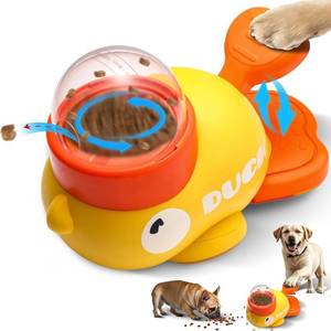 lot 18153 image: Interactive Dog Puzzle Toys Treat Dispenser Dog Toys, Duck Shape Slow Feeder for Small Medium Dogs Eenrichment Toys, Promotes IQ Training Reduces Bloating Anti Gulping for Dogs and Cats