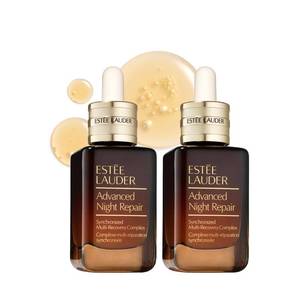 lot 18199 image: Est�e Lauder Advanced Night Repair Duo Face Serum Synchronized Multi-Recovery Complex with Hyaluronic Acid & Peptides  Anti Aging & Hydrating, 1.7 Fl Oz (Pack of 2)
