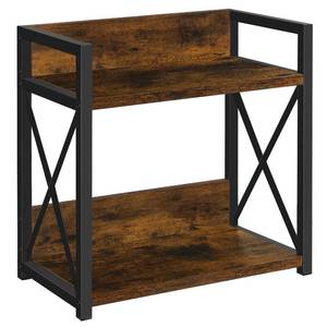 lot 19358 image: YINMIT Countertop Shelf Organizer,Coffee Bar Accessories,Spice Rack,Coffee Counter Shelf,2 Tier Coffee Organizer Station for Mugs,Cups,Cream,Syrup(Rustic Brown,Large)