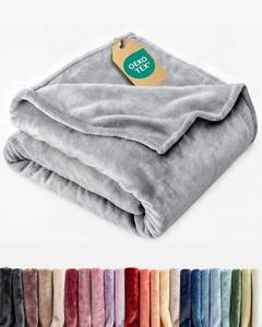 lot 19359 image: Ultra Soft Fleece Blanket Throw Size - Flannel Fleece Luxury Throw Blanket - Lightweight for Couch Bed Chair - Thick, Warm and Breathable - All Season Cozy Fuzzy, Anti-Static Microplush Bedding, Grey