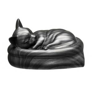 lot 19360 image: PETQTBB Cat Urn Small Pet Urn for Cat Ashes - Stylish Cat Urns for Ashes, Premium Quality Pet Urns for Cats(Black)