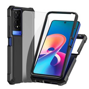 lot 20041 image: Ailiber for TCL 50 XE Case, TCL 50XE 5G Phone Case with Screen Protector, Dual Layer Protection, Shockproof Corner TPU Bumper, Heavy Duty Protective Cover for TCL 50 XE Nxtpaper 5G-Black